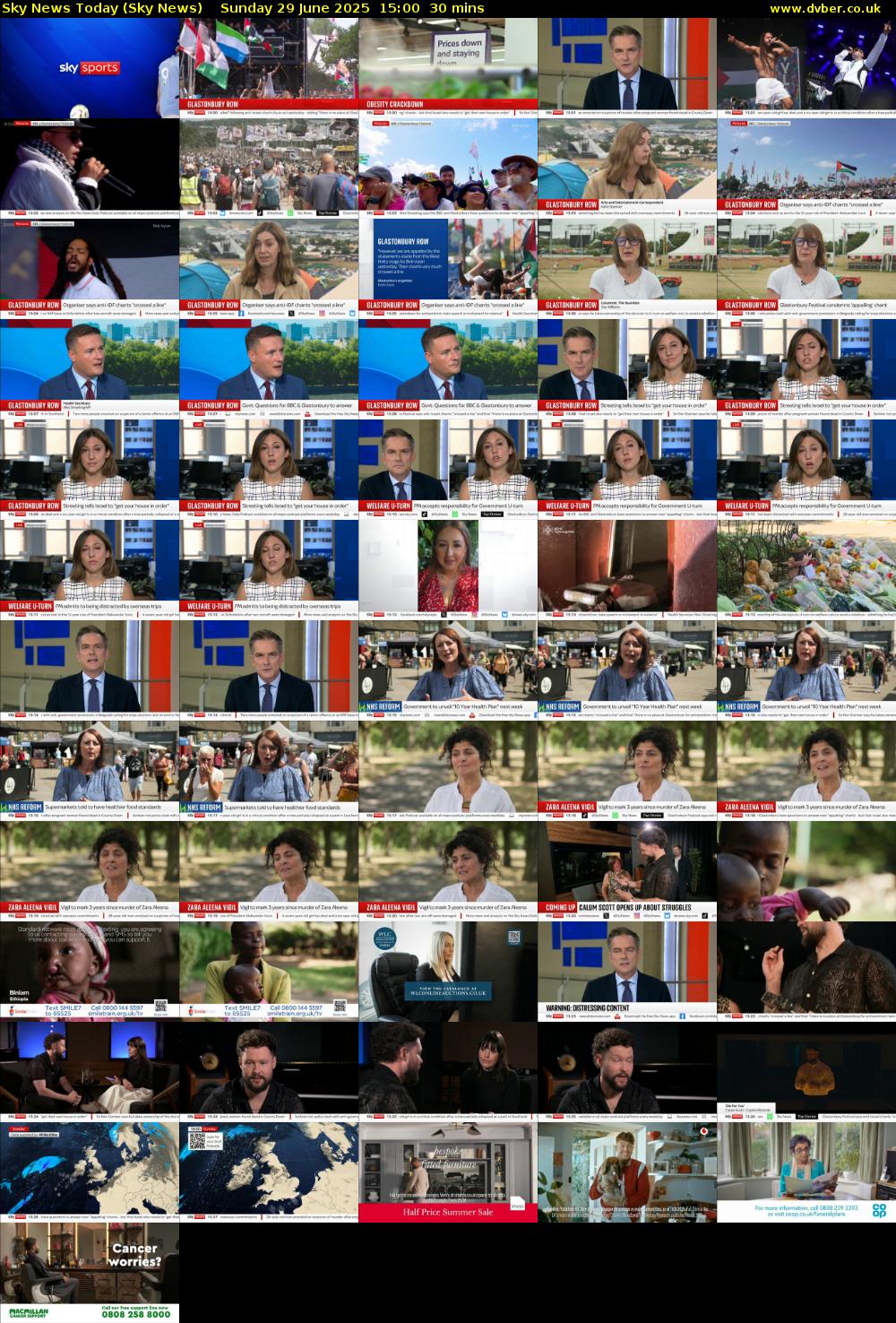 Sky News Today (Sky News) Sunday 29 June 2025 15:00 - 15:30