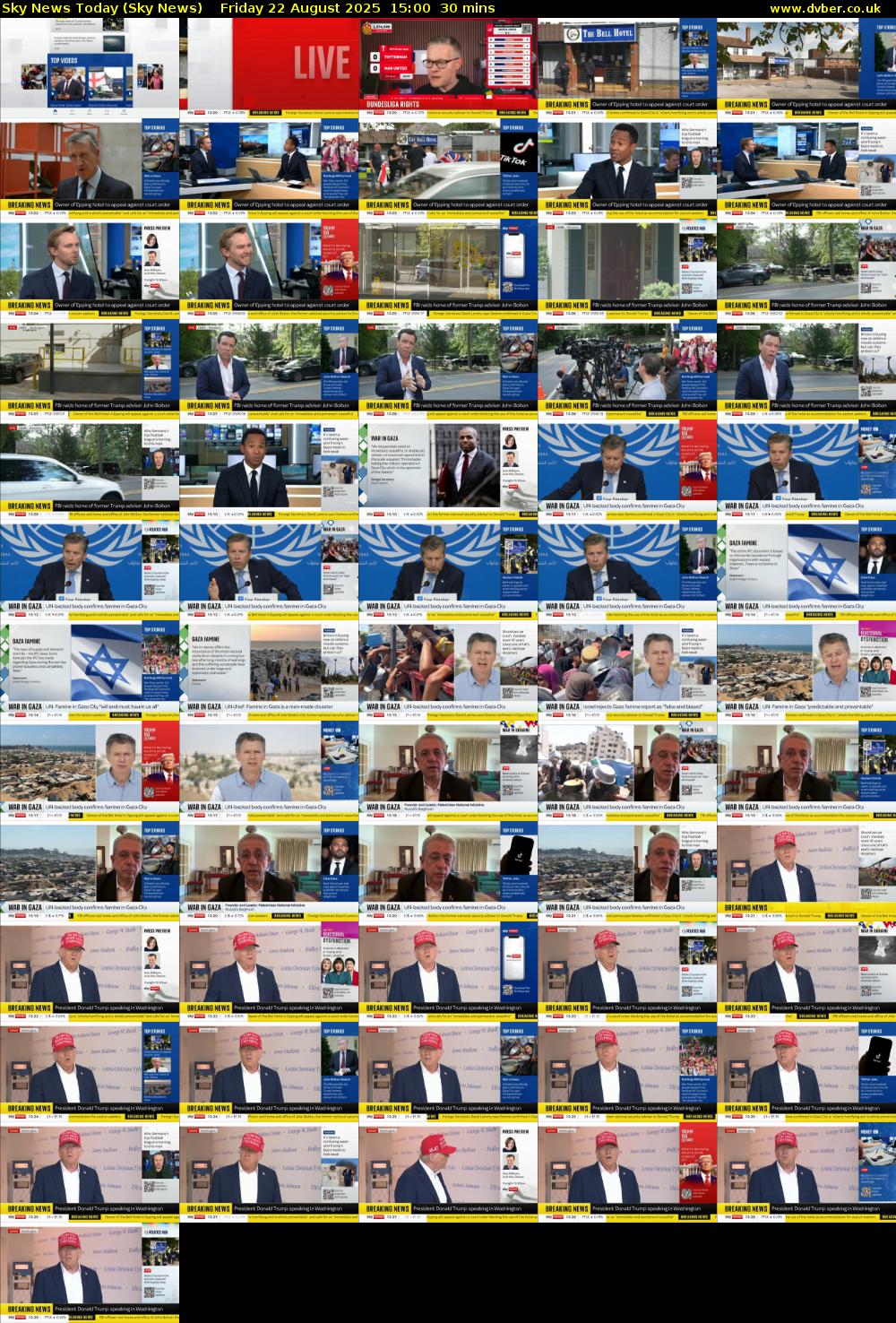 Sky News Today (Sky News) Friday 22 August 2025 15:00 - 15:30