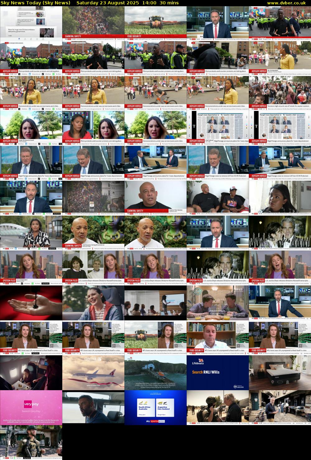 Sky News Today (Sky News) Saturday 23 August 2025 14:00 - 14:30