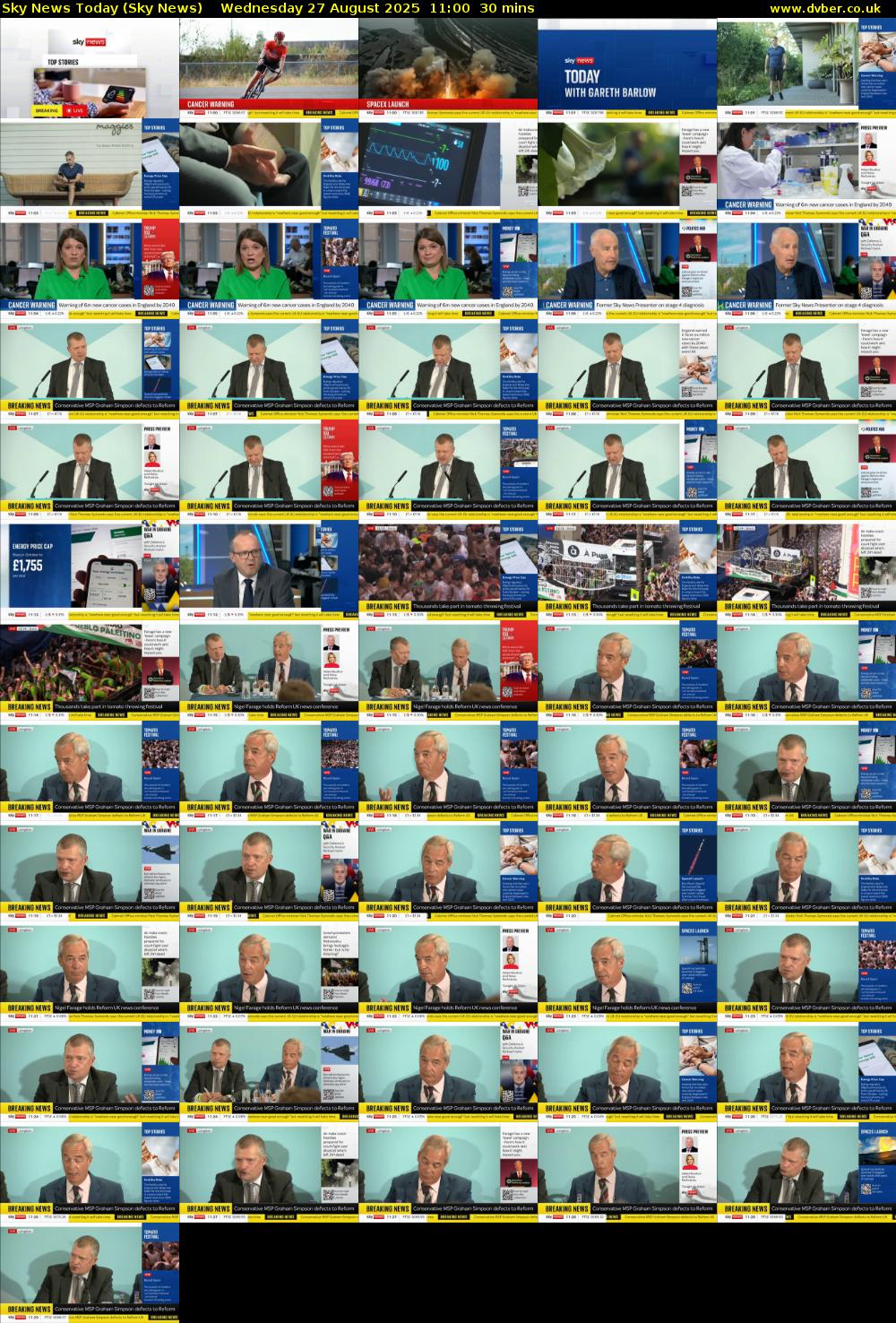 Sky News Today (Sky News) Wednesday 27 August 2025 11:00 - 11:30