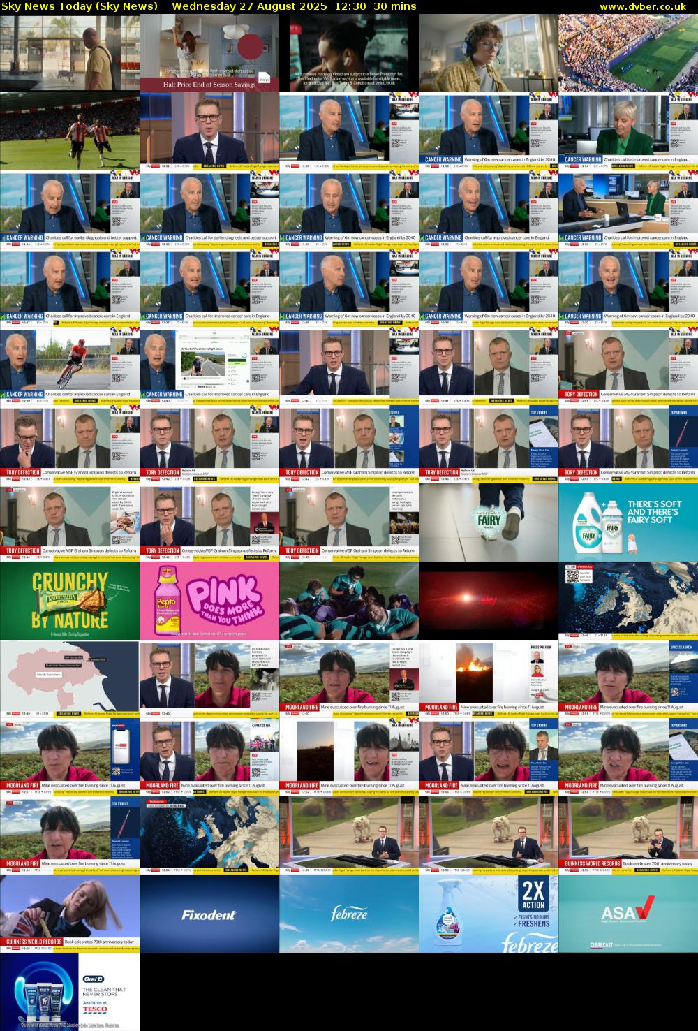 Sky News Today (Sky News) Wednesday 27 August 2025 12:30 - 13:00
