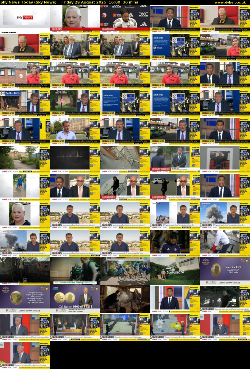 Sky News Today (Sky News) Friday 29 August 2025 16:00 - 16:30