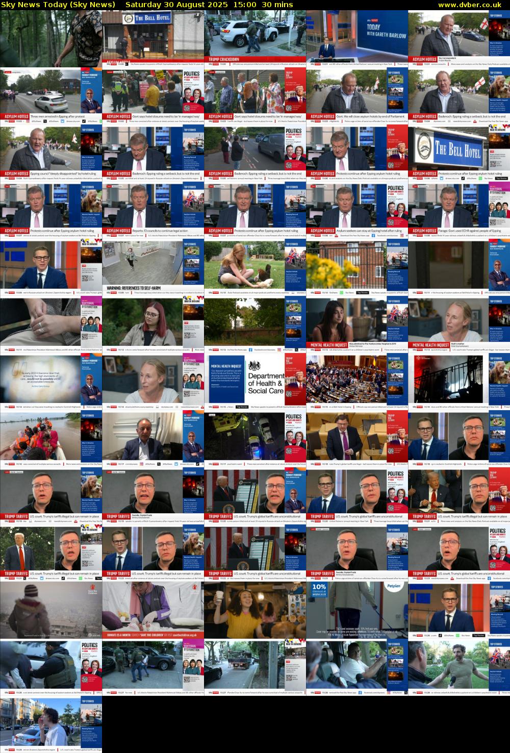 Sky News Today (Sky News) Saturday 30 August 2025 15:00 - 15:30
