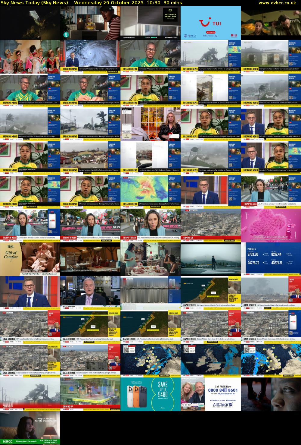 Sky News Today (Sky News) Wednesday 29 October 2025 10:30 - 11:00