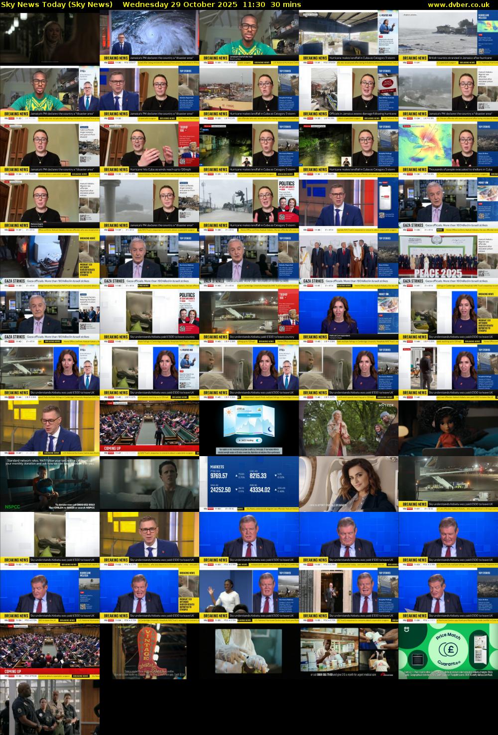 Sky News Today (Sky News) Wednesday 29 October 2025 11:30 - 12:00