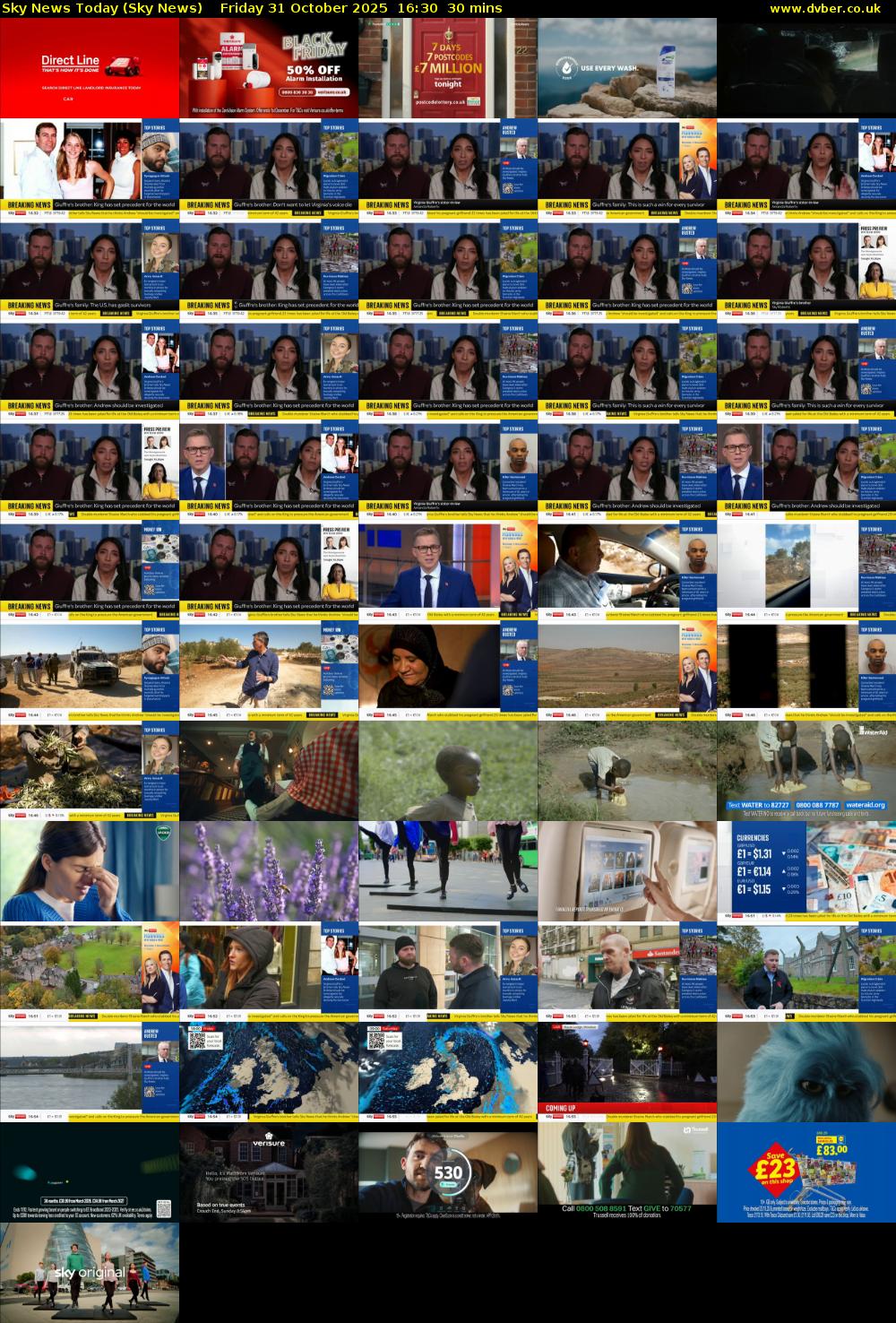 Sky News Today (Sky News) Friday 31 October 2025 16:30 - 17:00