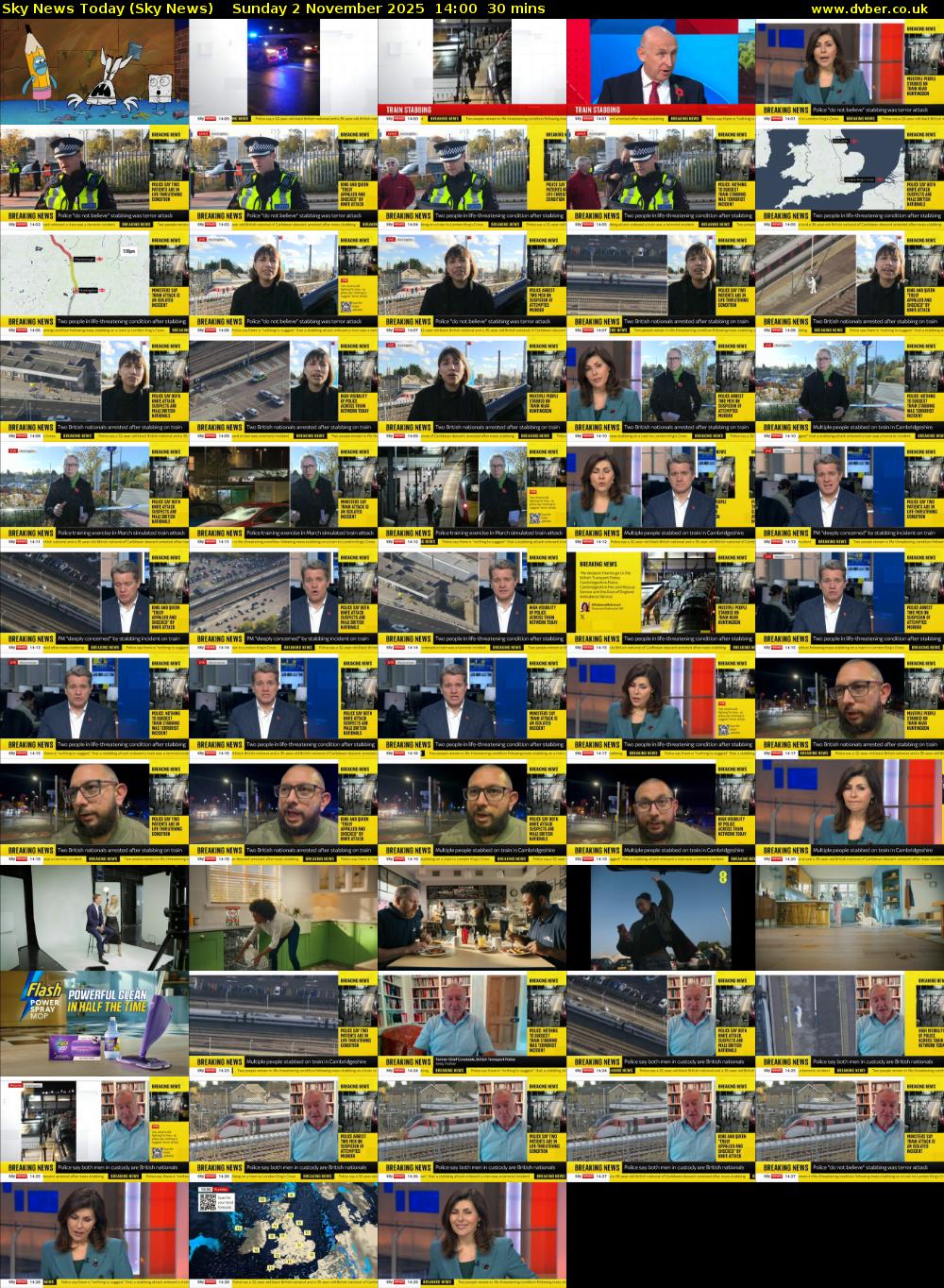 Sky News Today (Sky News) Sunday 2 November 2025 14:00 - 14:30
