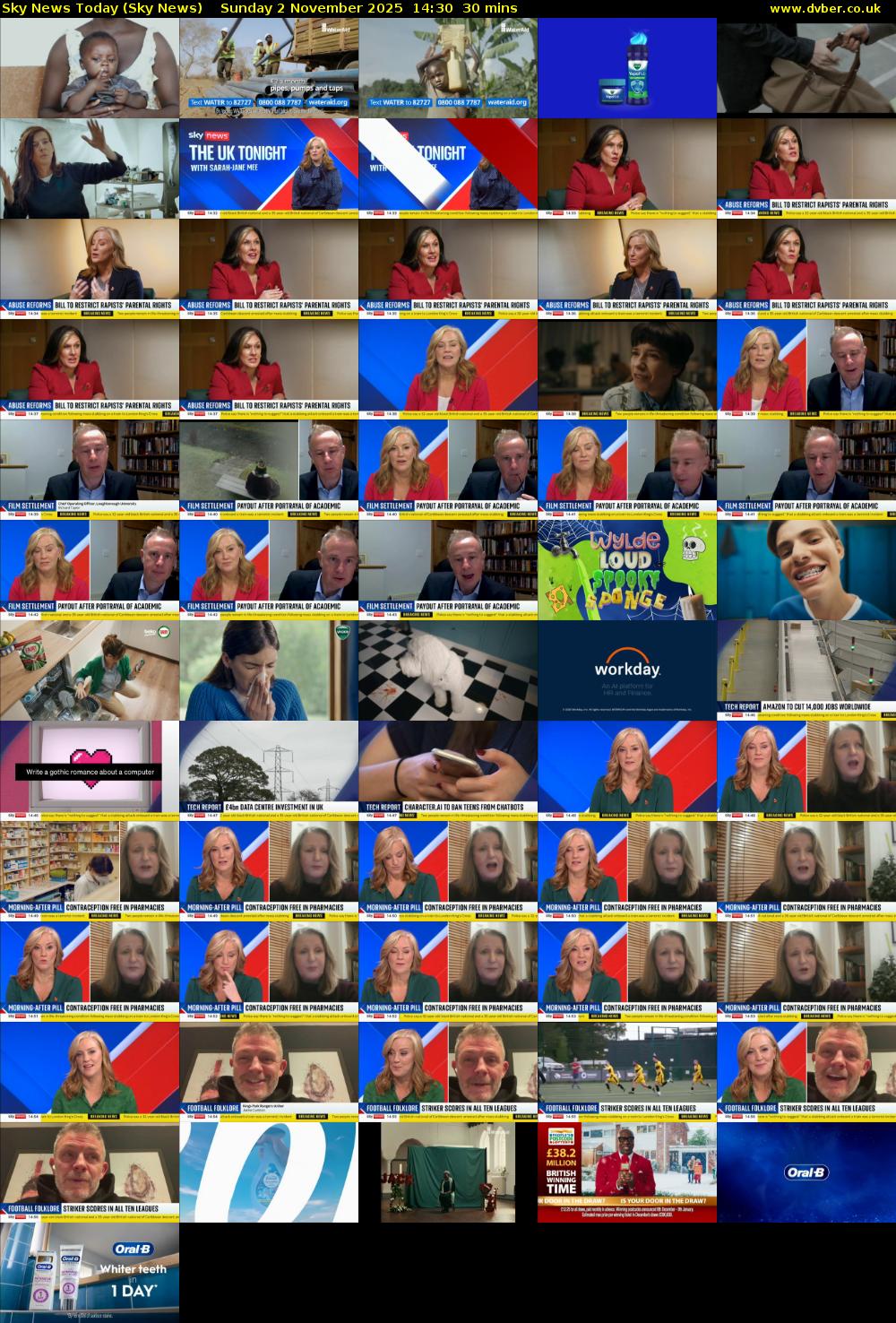 Sky News Today (Sky News) Sunday 2 November 2025 14:30 - 15:00