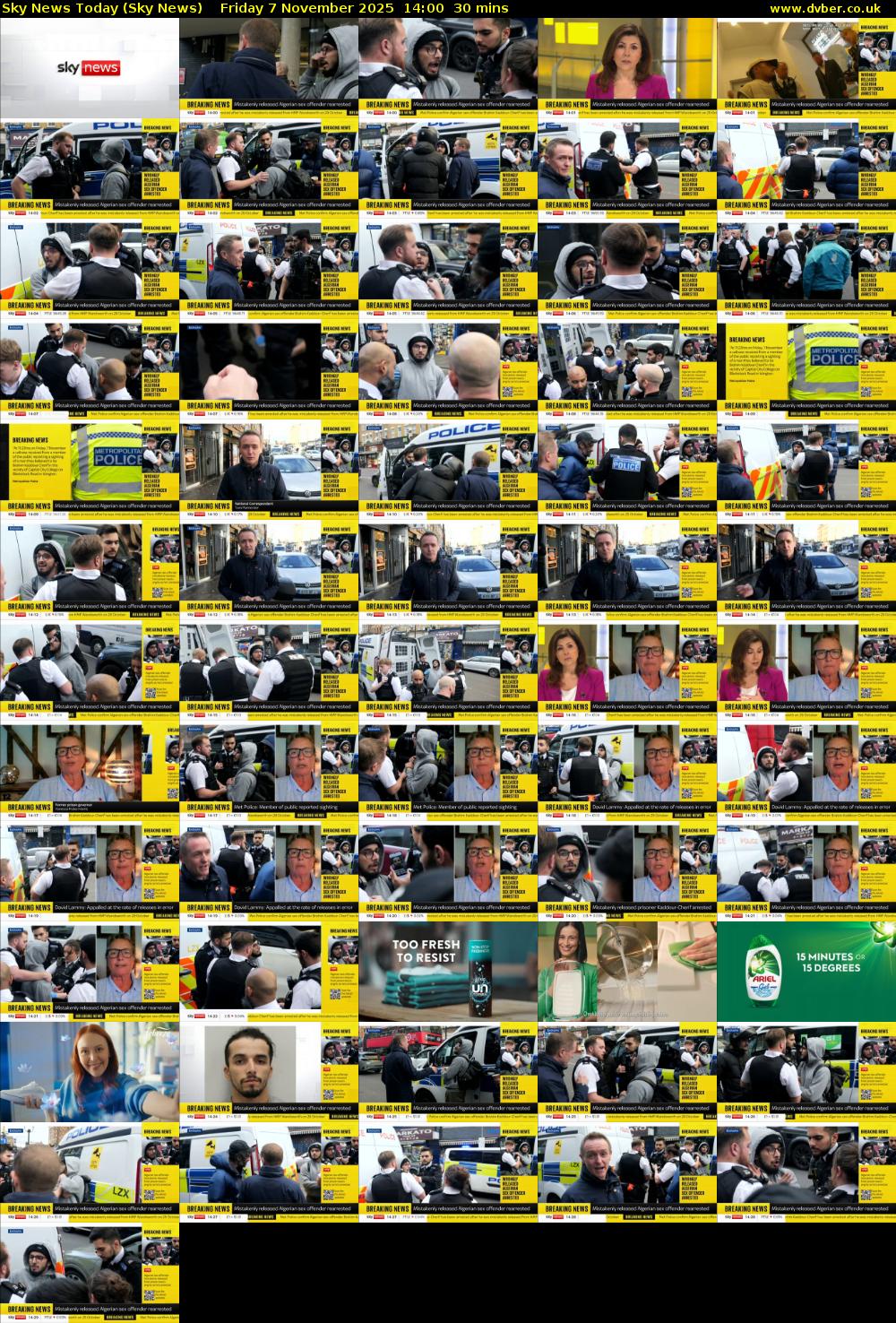 Sky News Today (Sky News) Friday 7 November 2025 14:00 - 14:30