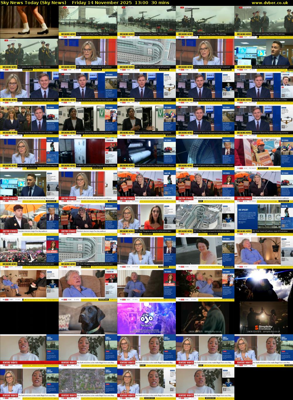 Sky News Today (Sky News) Friday 14 November 2025 13:00 - 13:30