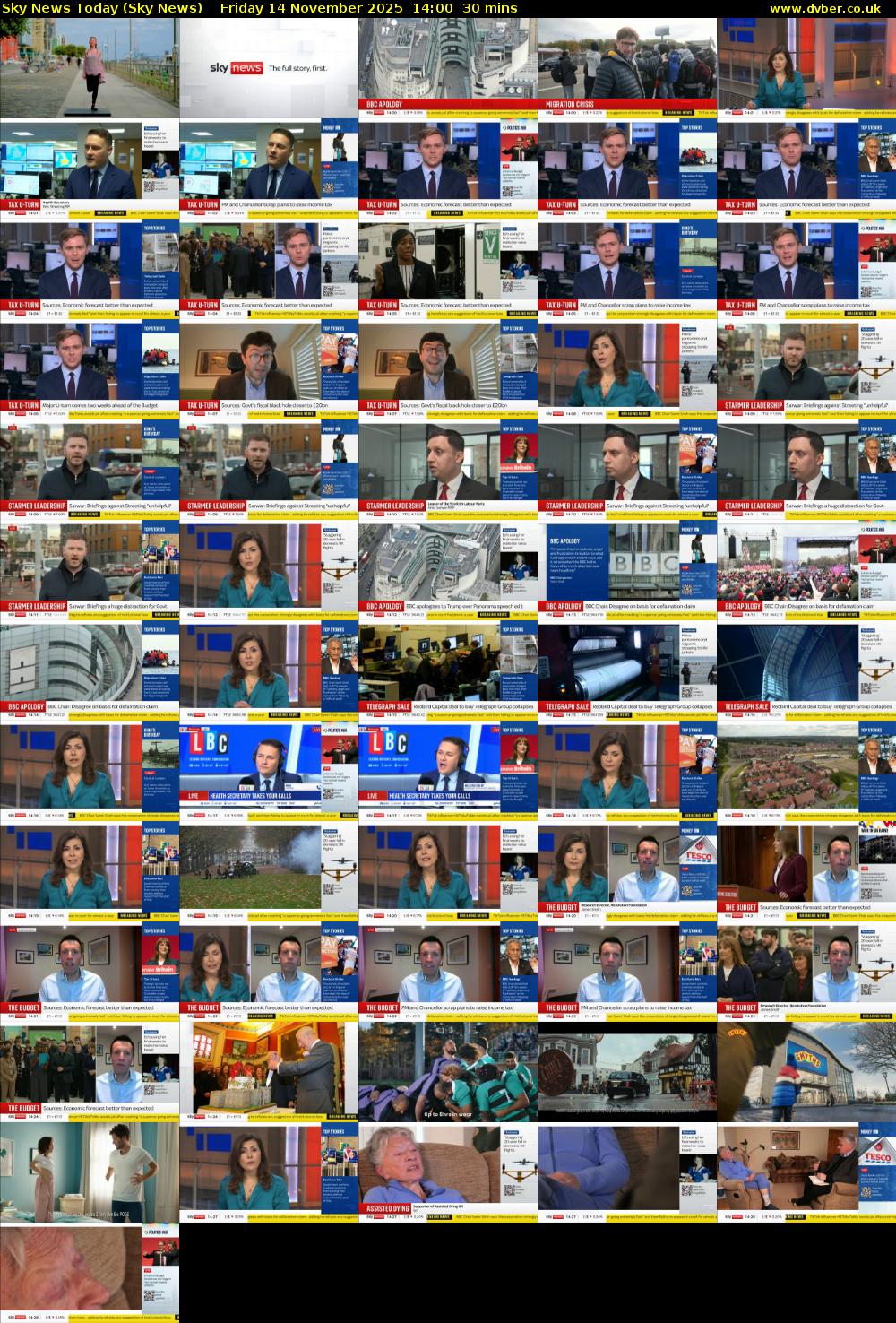 Sky News Today (Sky News) Friday 14 November 2025 14:00 - 14:30