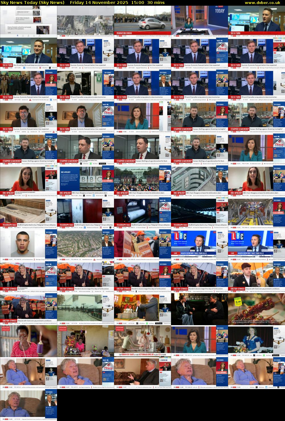 Sky News Today (Sky News) Friday 14 November 2025 15:00 - 15:30
