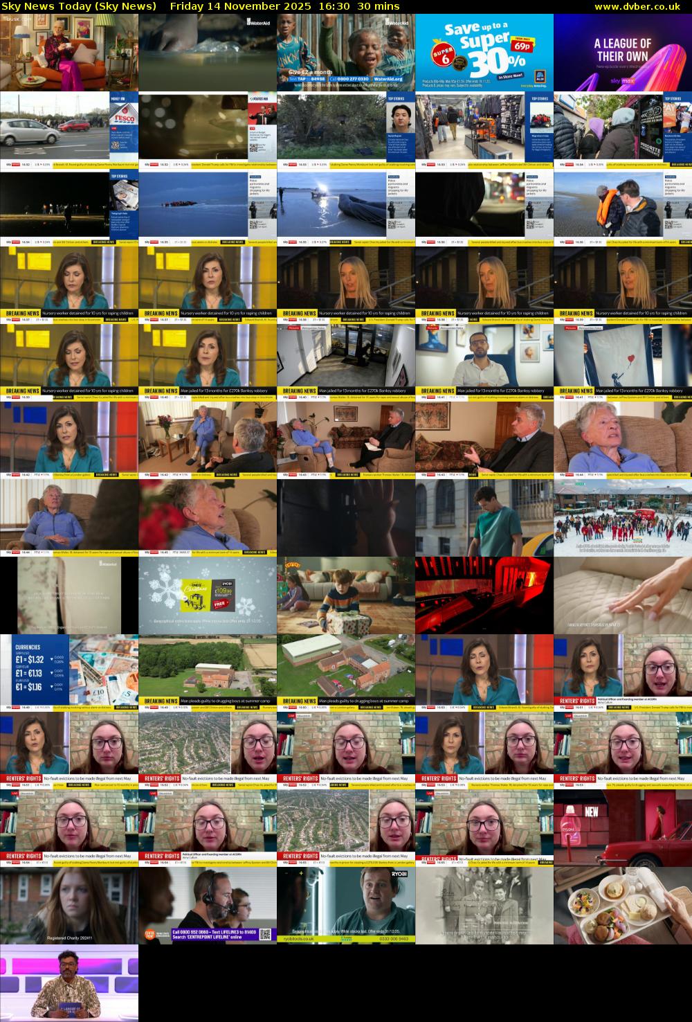Sky News Today (Sky News) Friday 14 November 2025 16:30 - 17:00
