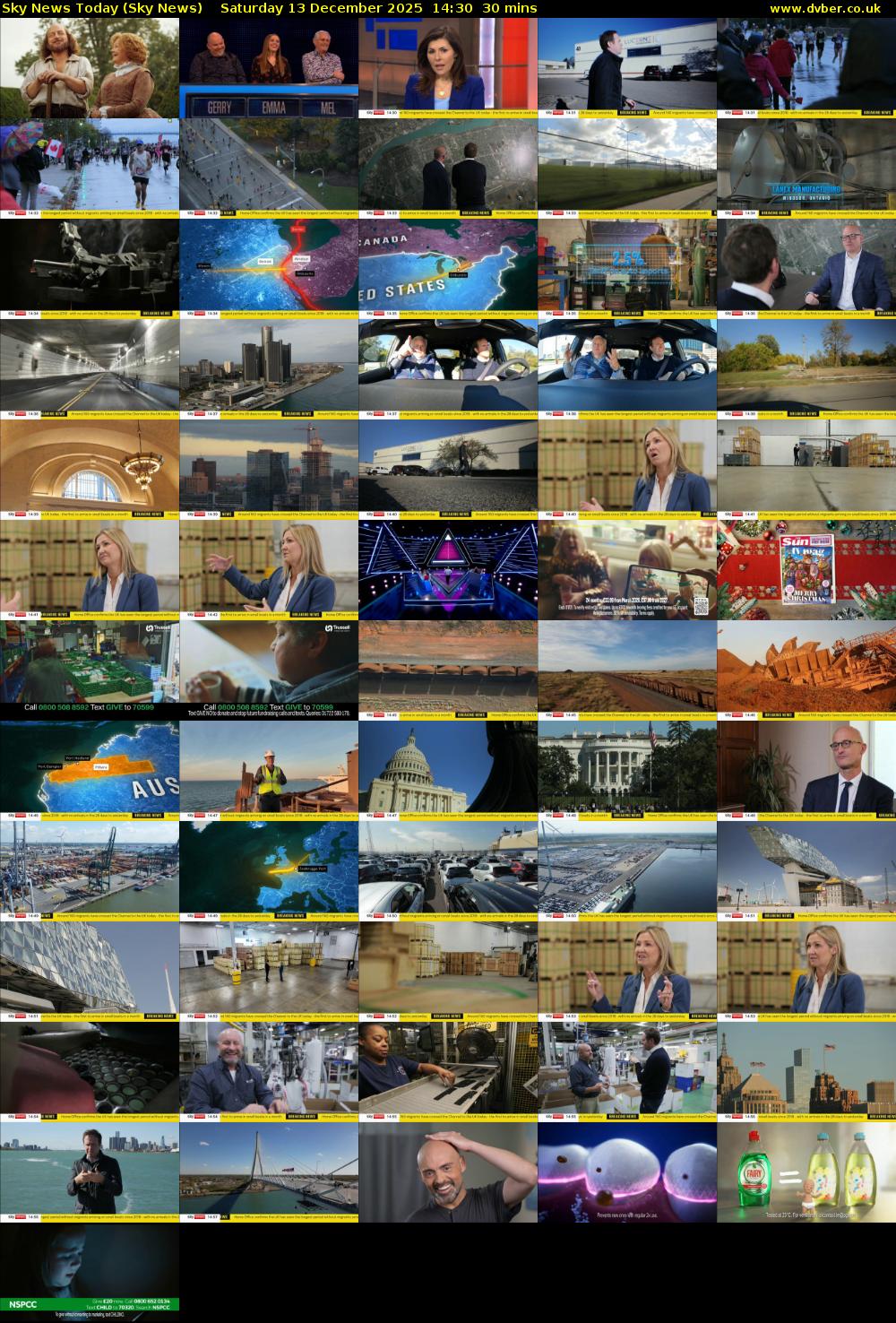 Sky News Today (Sky News) Saturday 13 December 2025 14:30 - 15:00