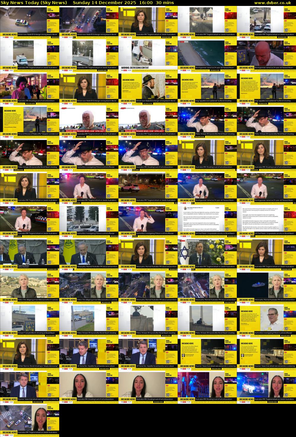 Sky News Today (Sky News) Sunday 14 December 2025 16:00 - 16:30