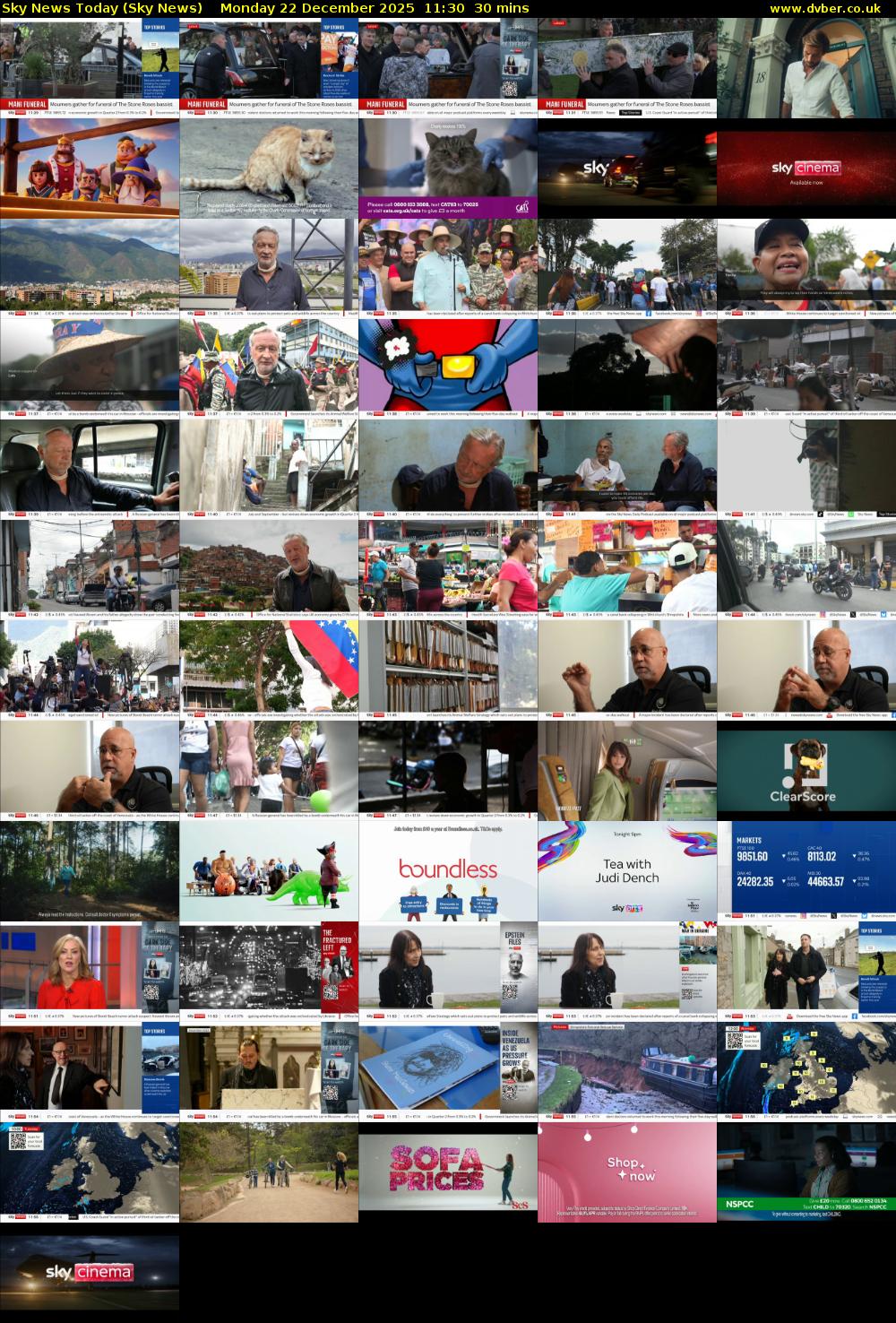 Sky News Today (Sky News) Monday 22 December 2025 11:30 - 12:00