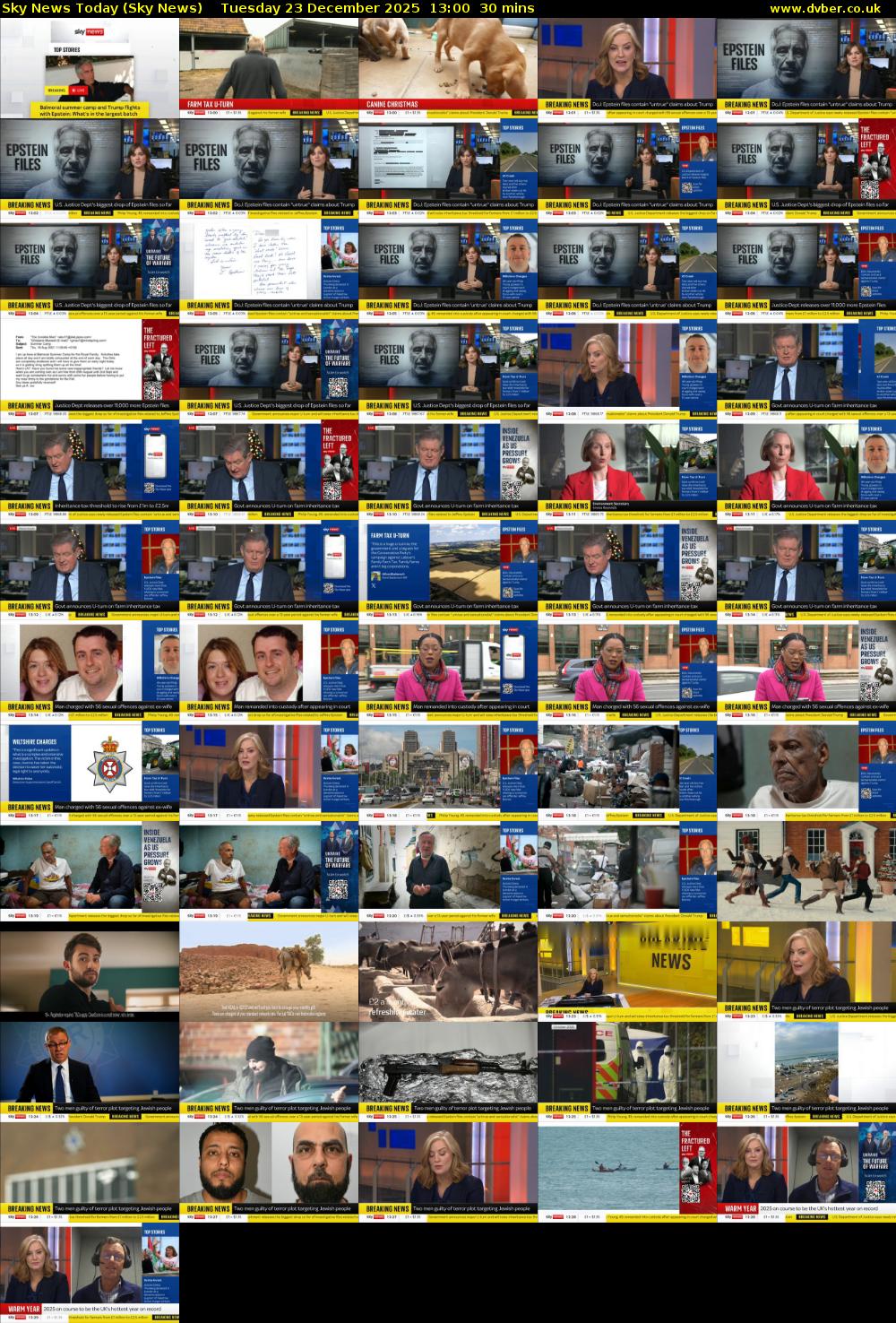 Sky News Today (Sky News) Tuesday 23 December 2025 13:00 - 13:30