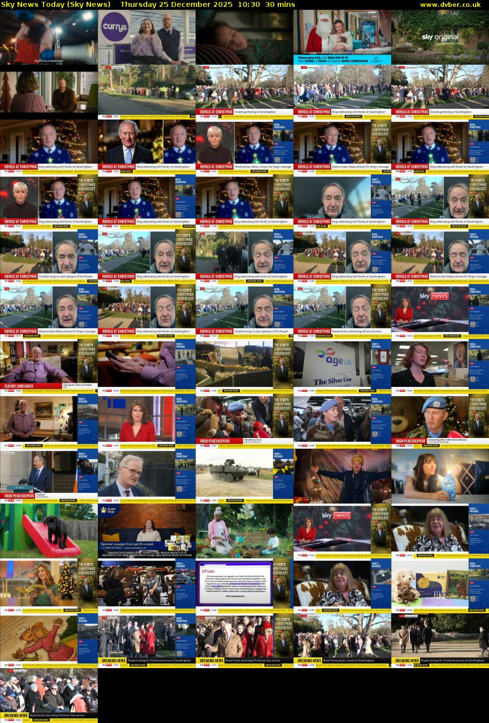 Sky News Today (Sky News) Thursday 25 December 2025 10:30 - 11:00