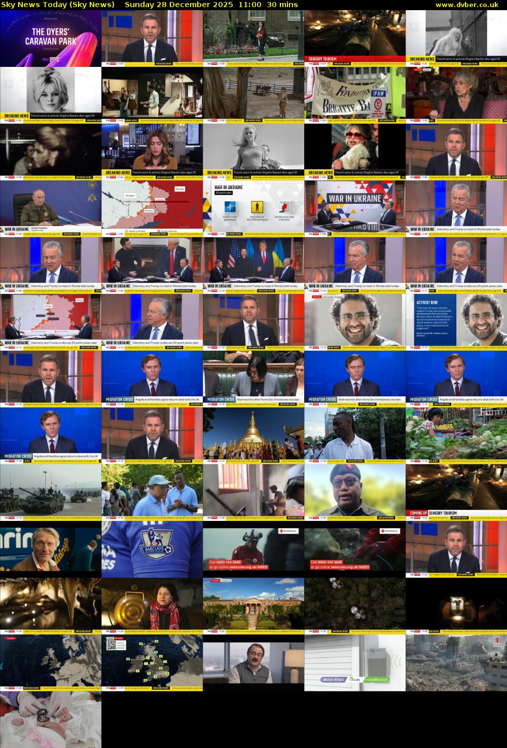 Sky News Today (Sky News) Sunday 28 December 2025 11:00 - 11:30