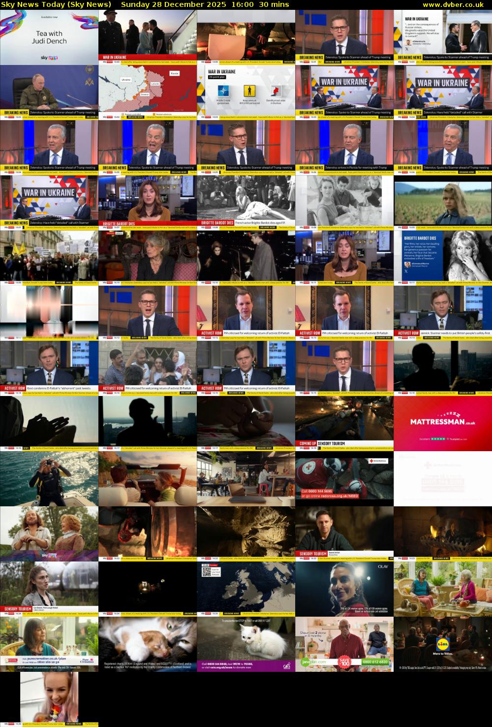 Sky News Today (Sky News) Sunday 28 December 2025 16:00 - 16:30