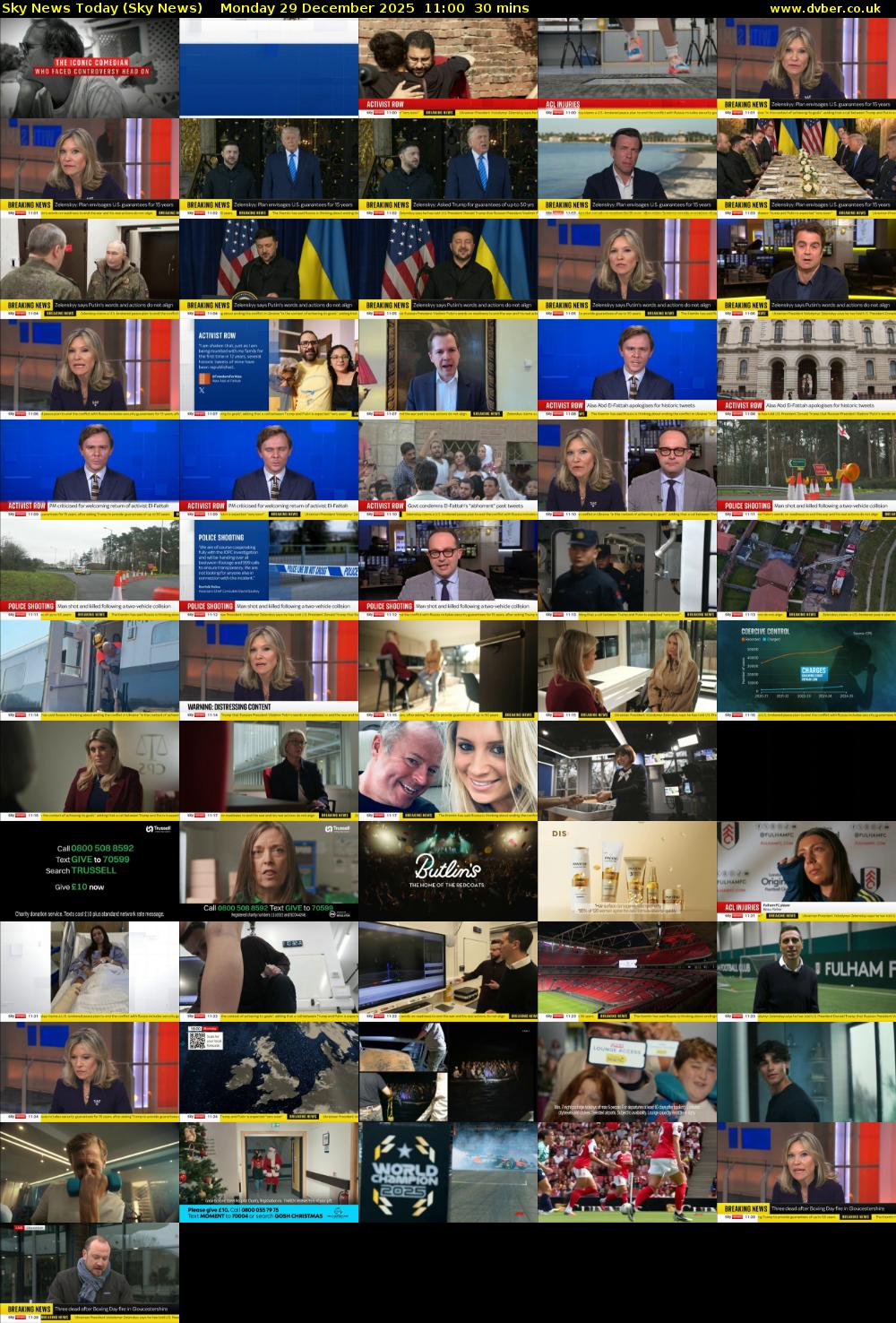 Sky News Today (Sky News) Monday 29 December 2025 11:00 - 11:30