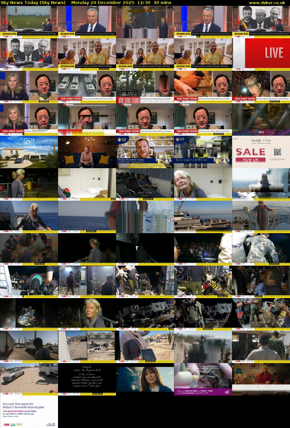 Sky News Today (Sky News) Monday 29 December 2025 12:30 - 13:00