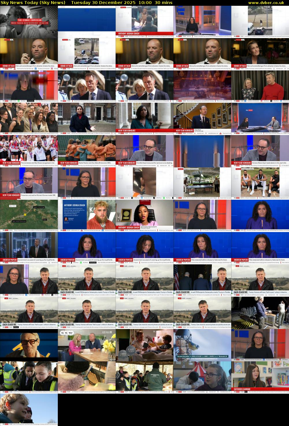 Sky News Today (Sky News) Tuesday 30 December 2025 10:00 - 10:30