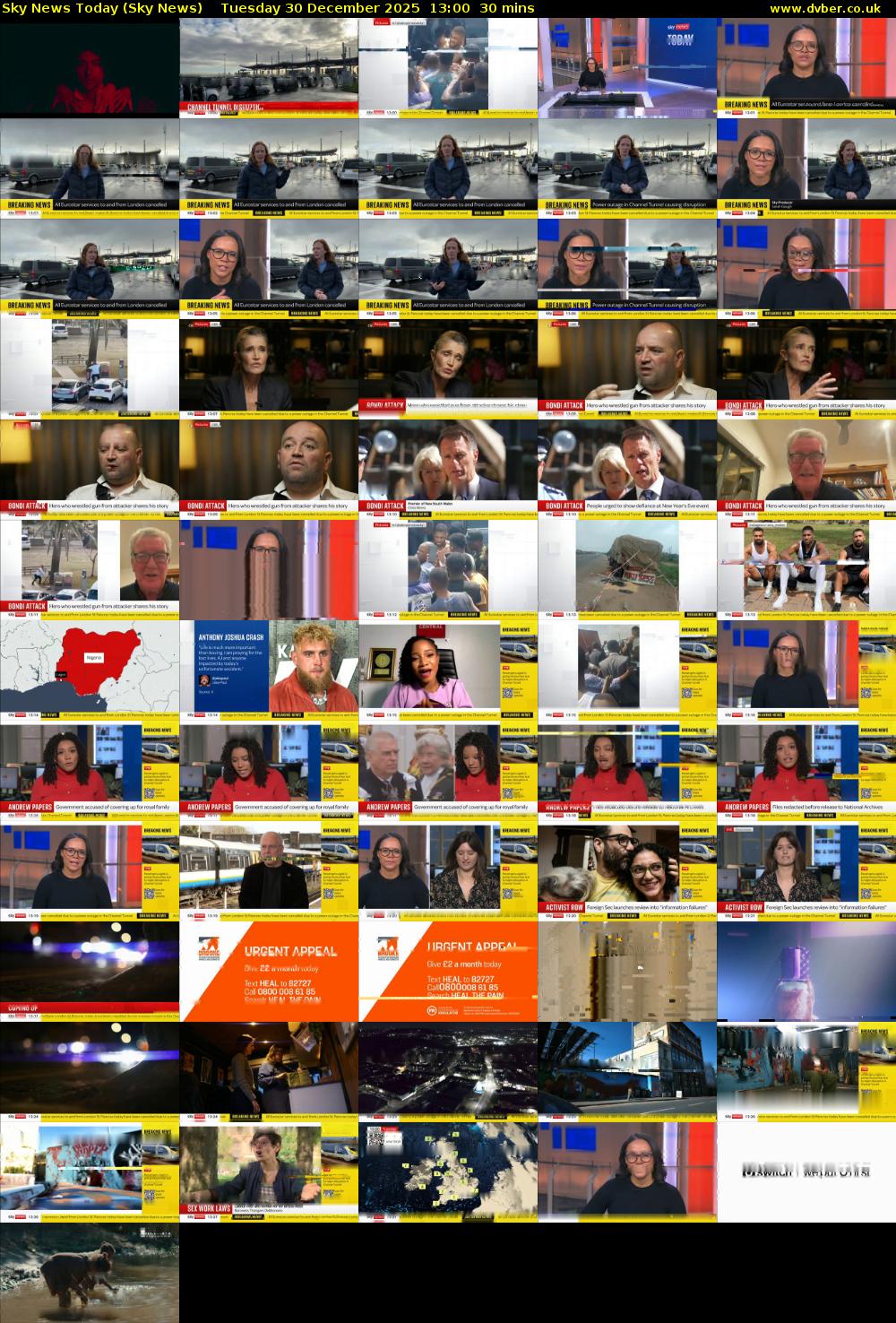 Sky News Today (Sky News) Tuesday 30 December 2025 13:00 - 13:30