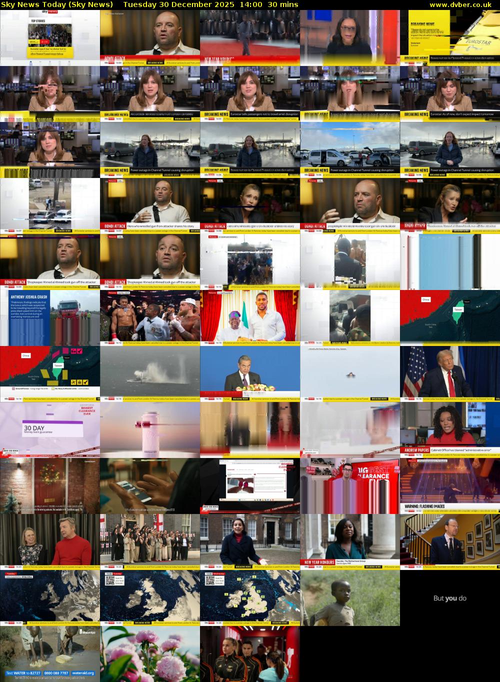 Sky News Today (Sky News) Tuesday 30 December 2025 14:00 - 14:30