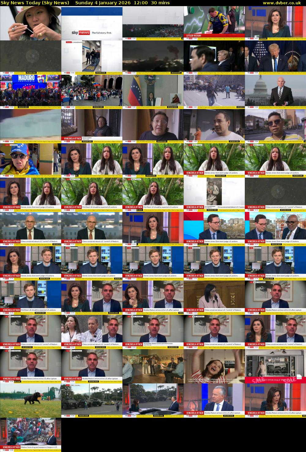 Sky News Today (Sky News) Sunday 4 January 2026 12:00 - 12:30