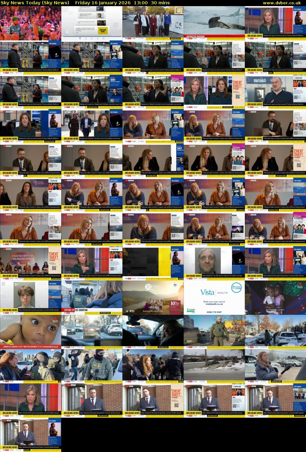 Sky News Today (Sky News) Friday 16 January 2026 13:00 - 13:30