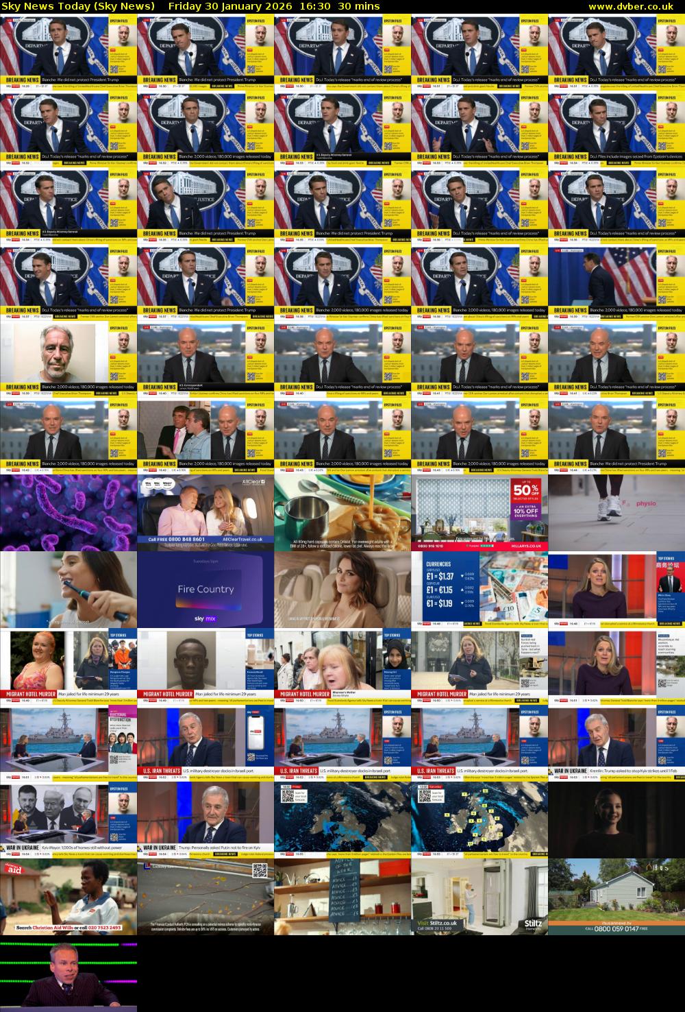 Sky News Today (Sky News) Friday 30 January 2026 16:30 - 17:00