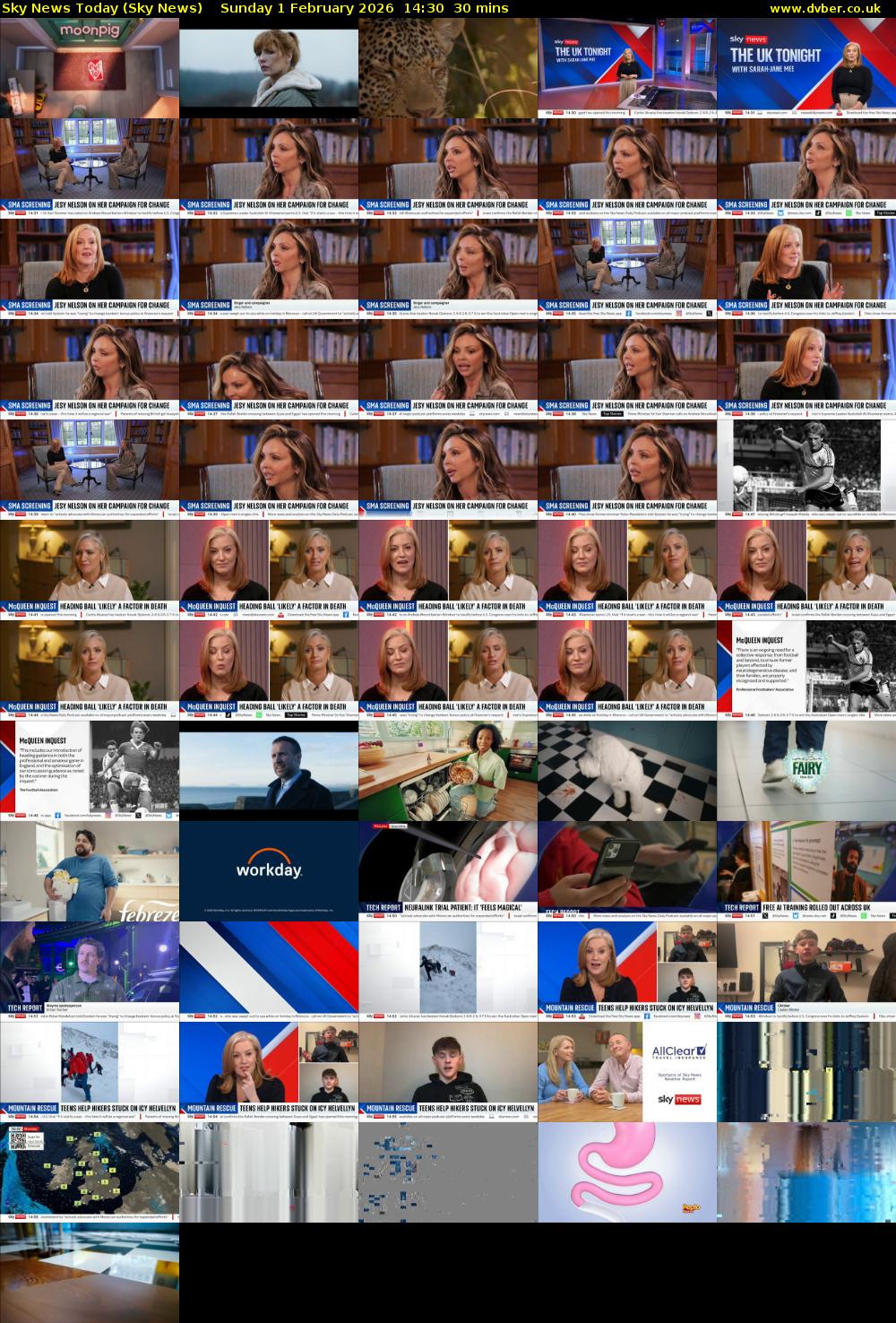 Sky News Today (Sky News) Sunday 1 February 2026 14:30 - 15:00