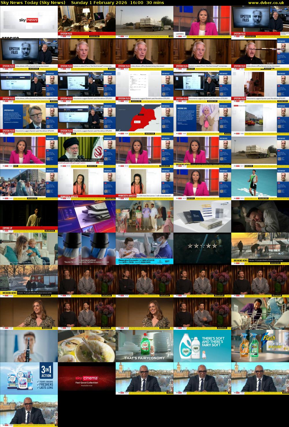 Sky News Today (Sky News) Sunday 1 February 2026 16:00 - 16:30