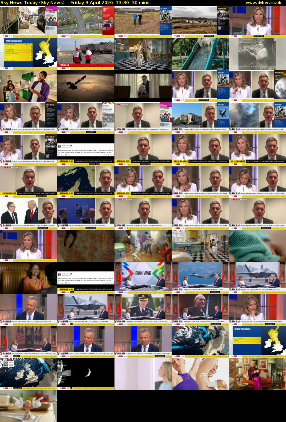 Sky News Today (Sky News) Friday 3 April 2026 13:30 - 14:00