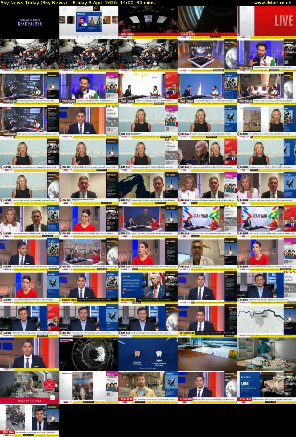 Sky News Today (Sky News) Friday 3 April 2026 14:00 - 14:30