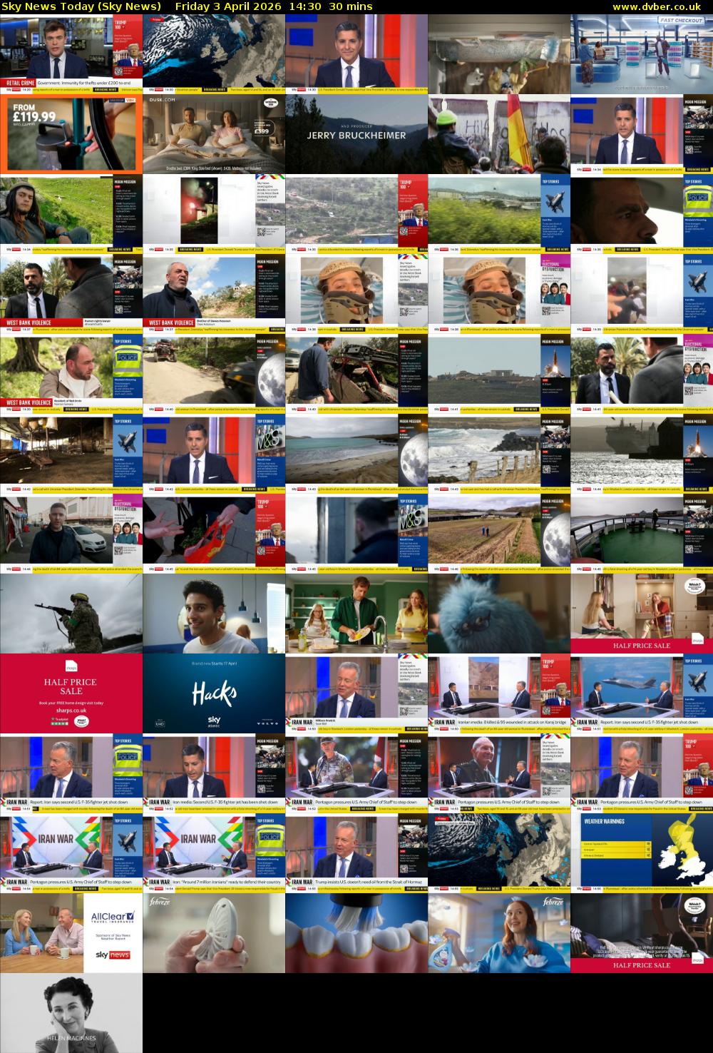 Sky News Today (Sky News) Friday 3 April 2026 14:30 - 15:00