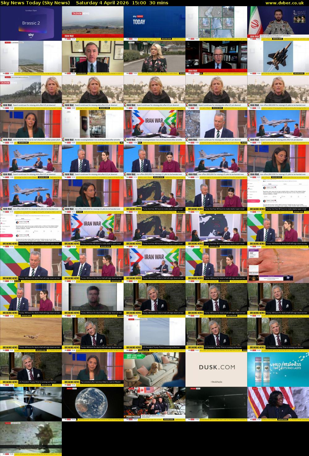 Sky News Today (Sky News) Saturday 4 April 2026 15:00 - 15:30