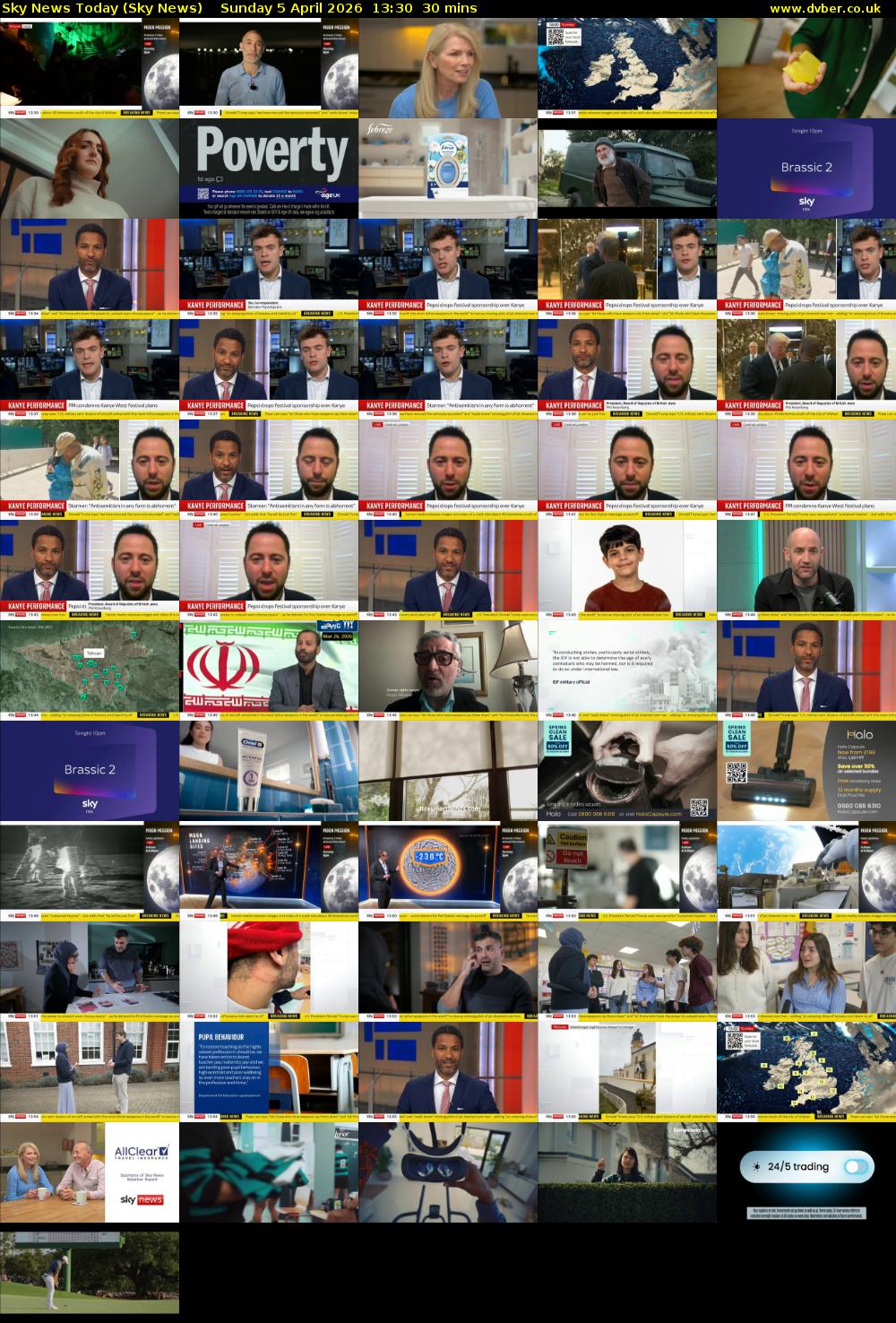 Sky News Today (Sky News) Sunday 5 April 2026 13:30 - 14:00