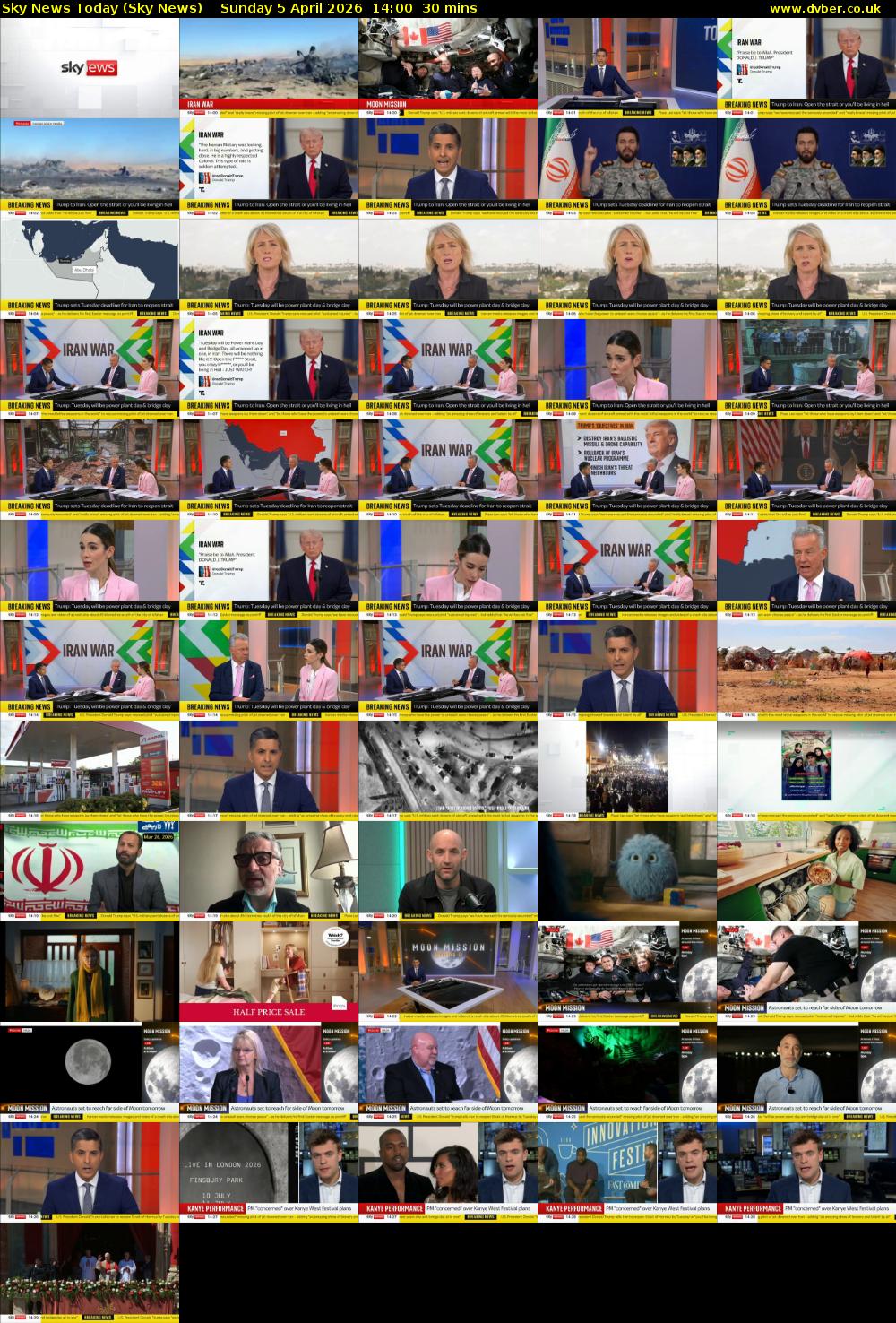 Sky News Today (Sky News) Sunday 5 April 2026 14:00 - 14:30
