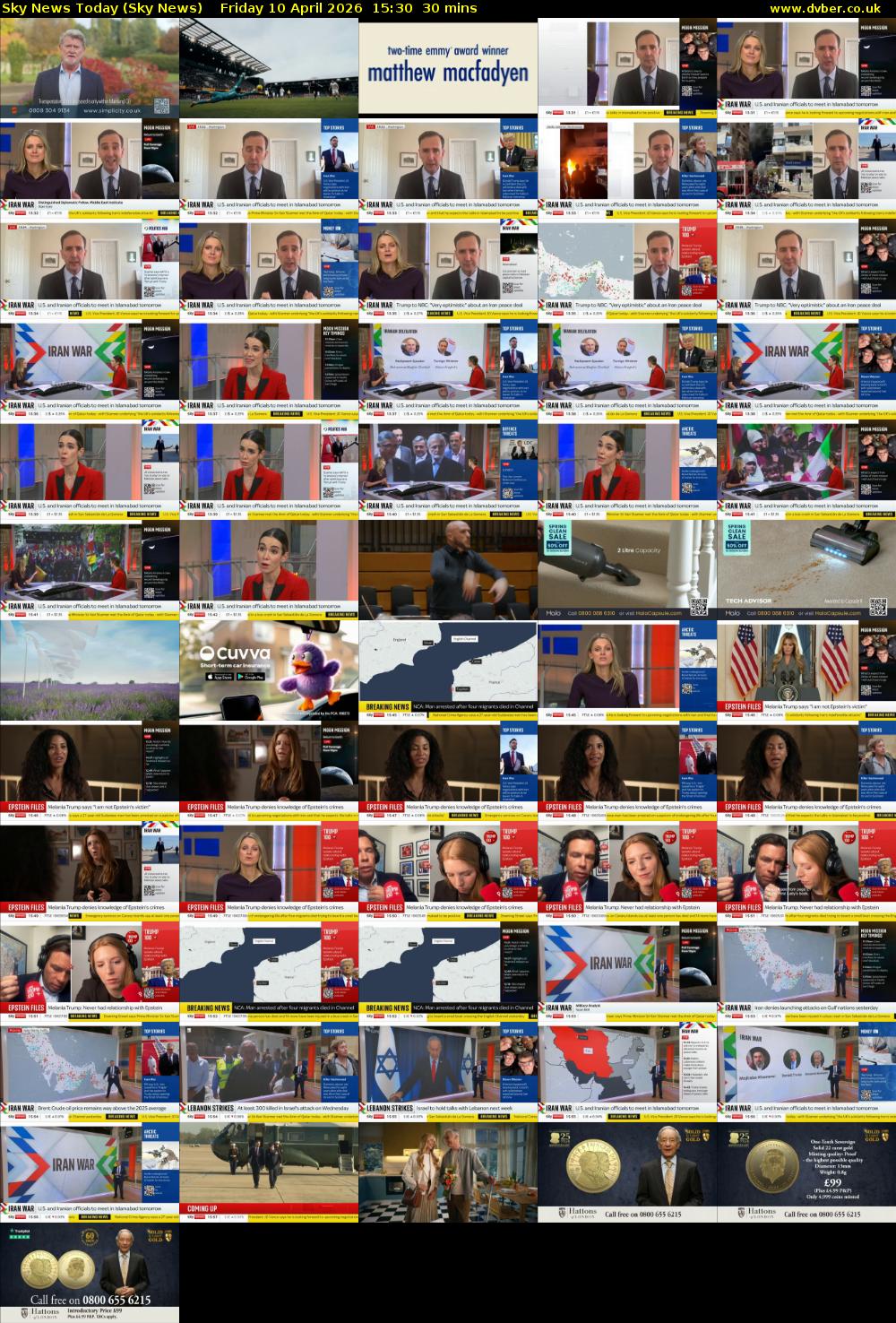 Sky News Today (Sky News) Friday 10 April 2026 15:30 - 16:00