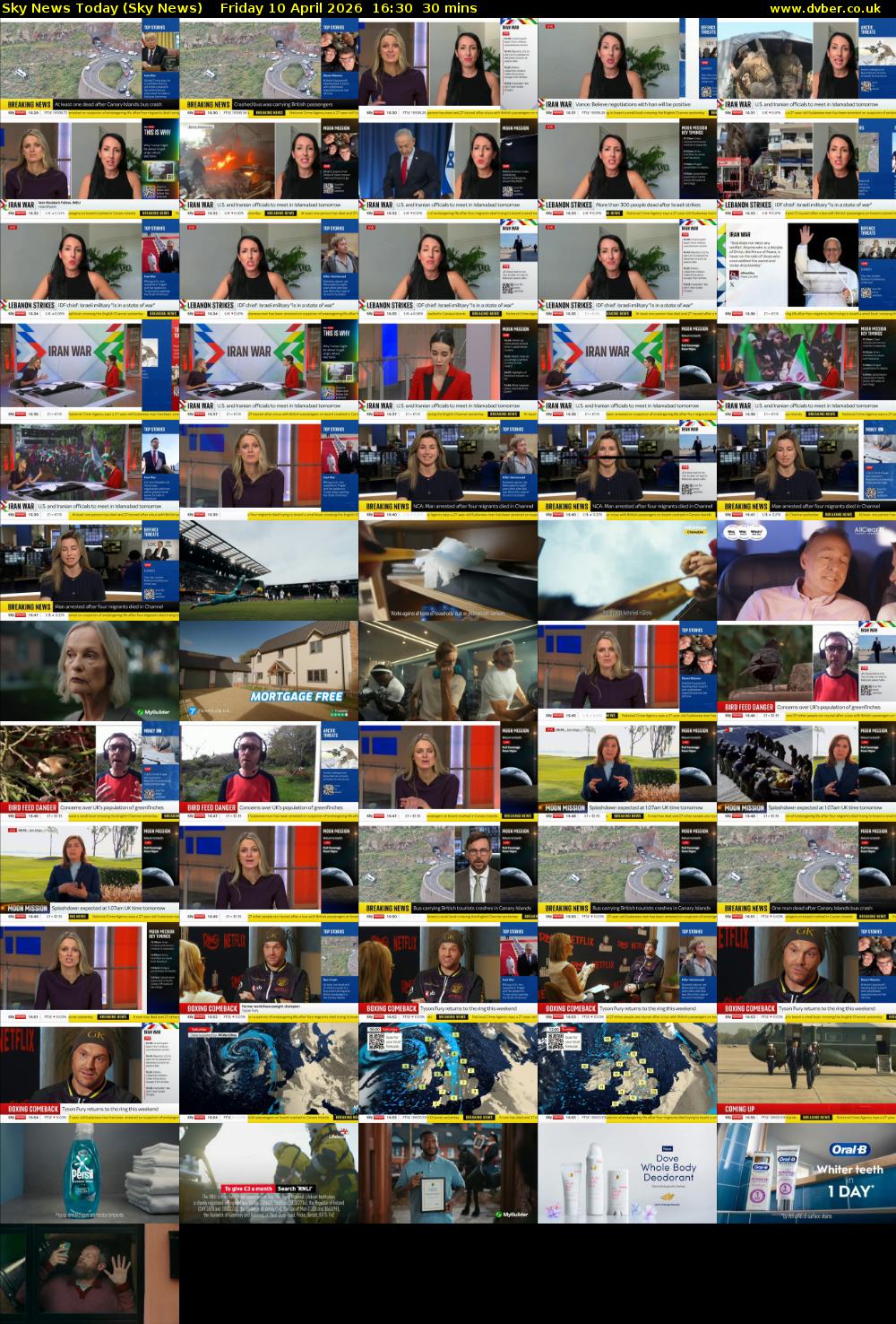 Sky News Today (Sky News) Friday 10 April 2026 16:30 - 17:00