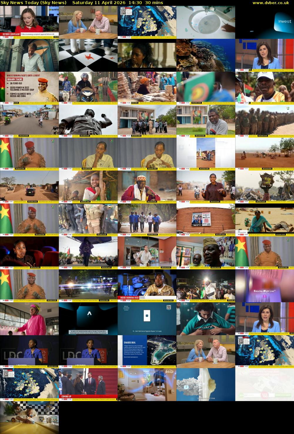 Sky News Today (Sky News) Saturday 11 April 2026 14:30 - 15:00