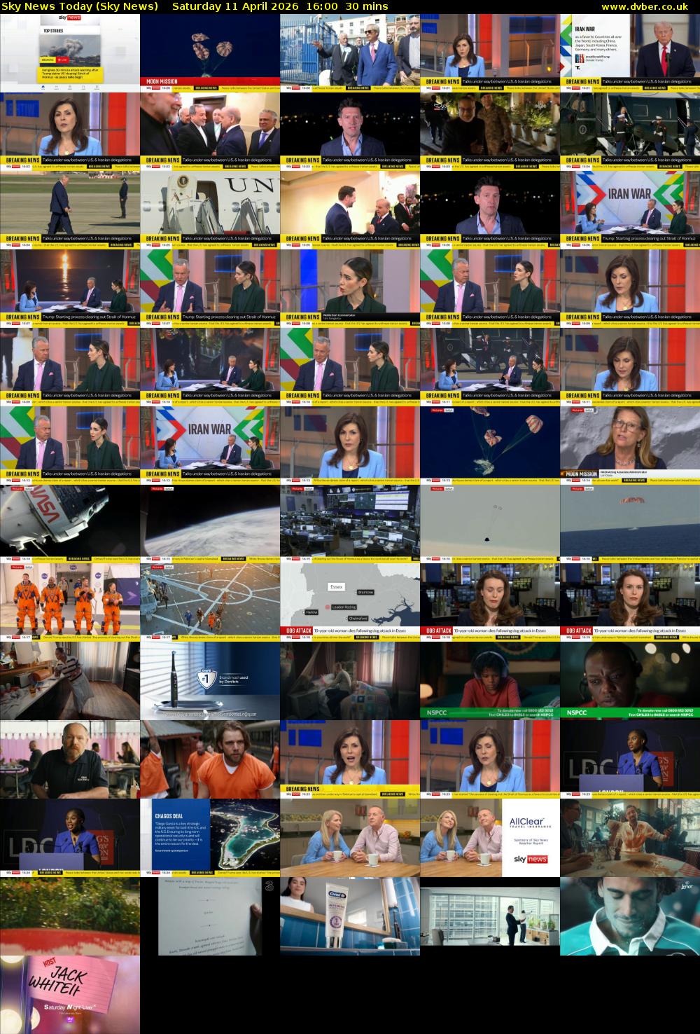 Sky News Today (Sky News) Saturday 11 April 2026 16:00 - 16:30