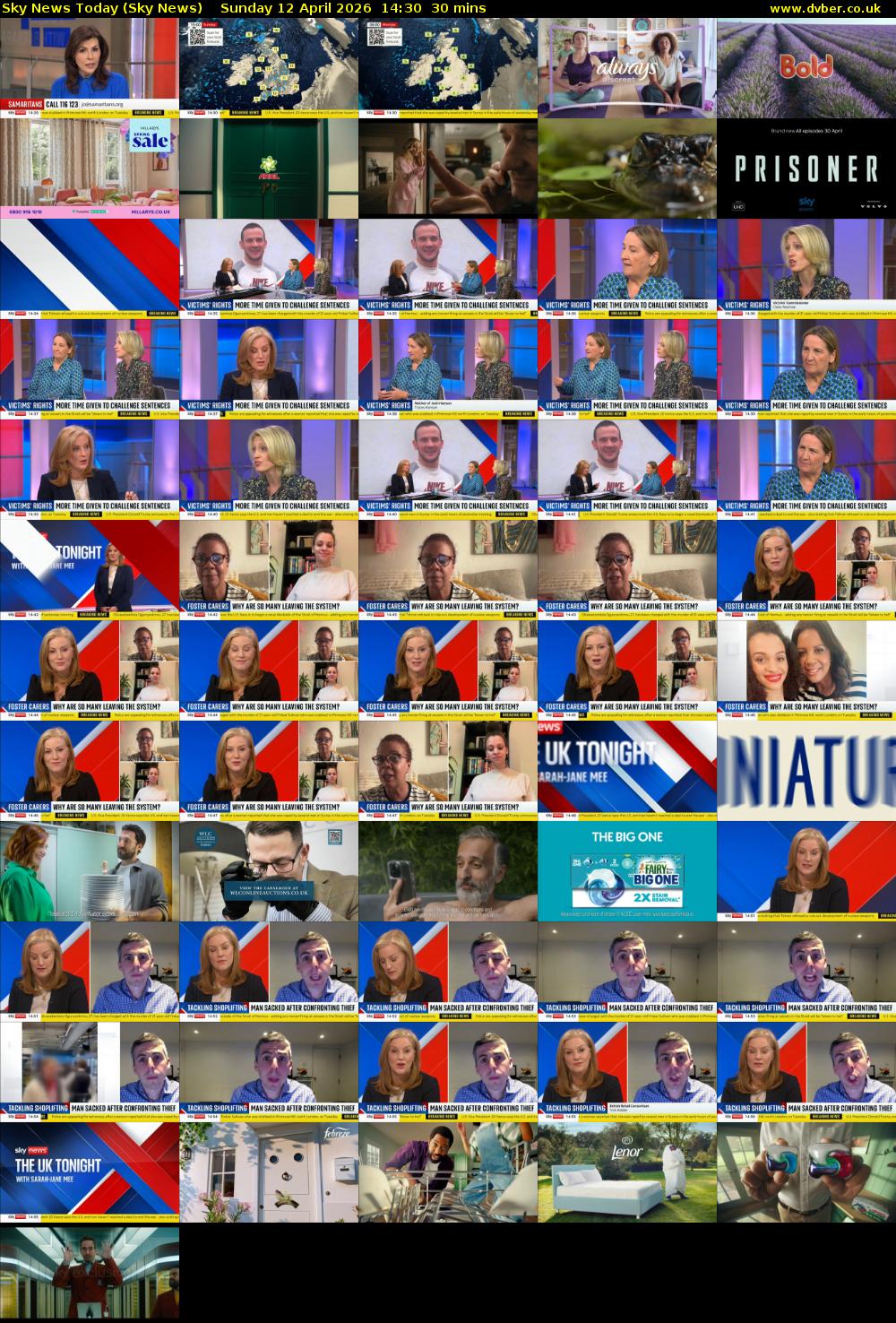 Sky News Today (Sky News) Sunday 12 April 2026 14:30 - 15:00