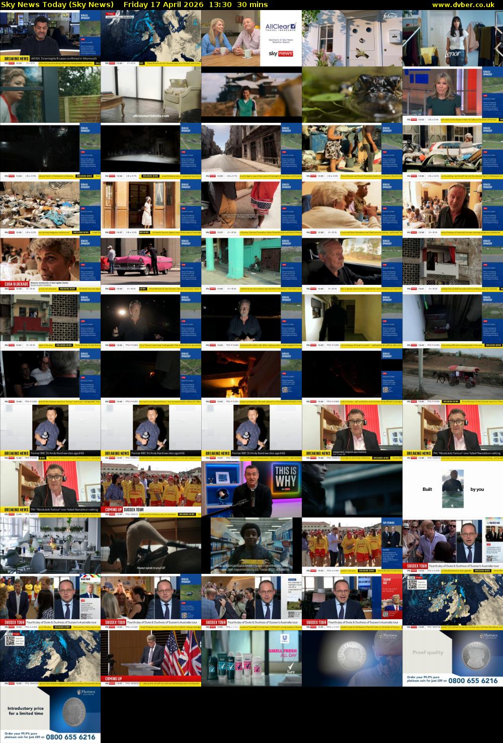 Sky News Today (Sky News) Friday 17 April 2026 13:30 - 14:00