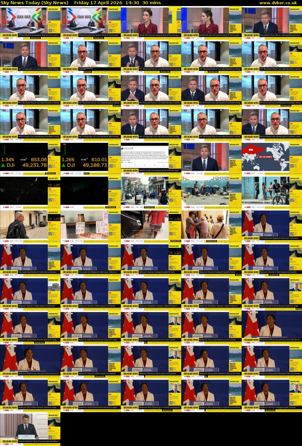 Sky News Today (Sky News) Friday 17 April 2026 14:30 - 15:00