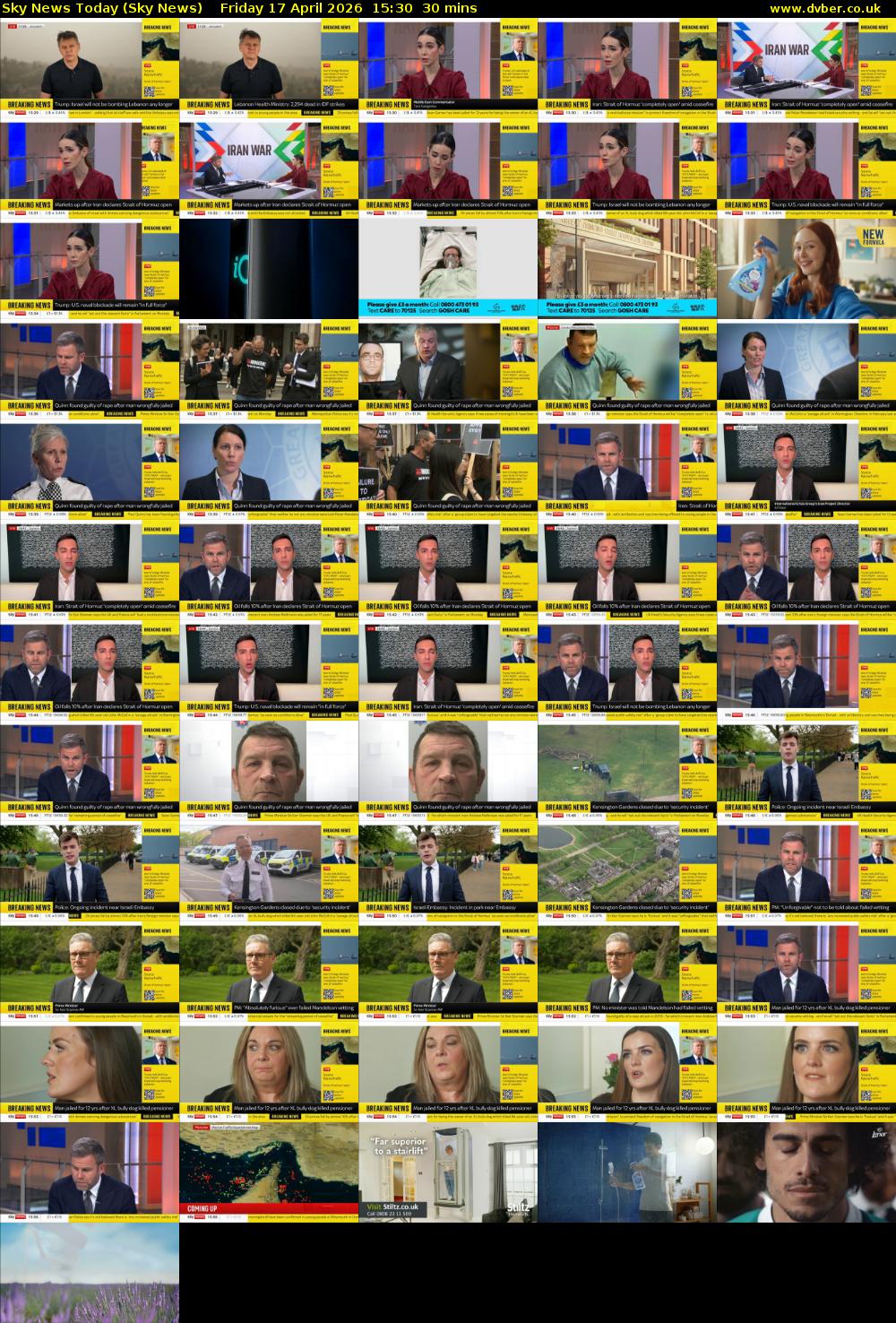 Sky News Today (Sky News) Friday 17 April 2026 15:30 - 16:00