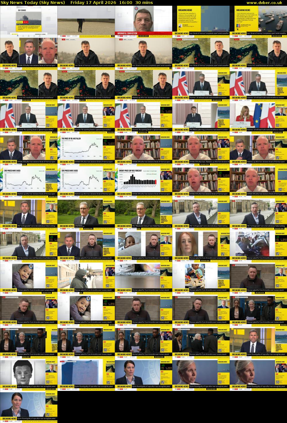 Sky News Today (Sky News) Friday 17 April 2026 16:00 - 16:30