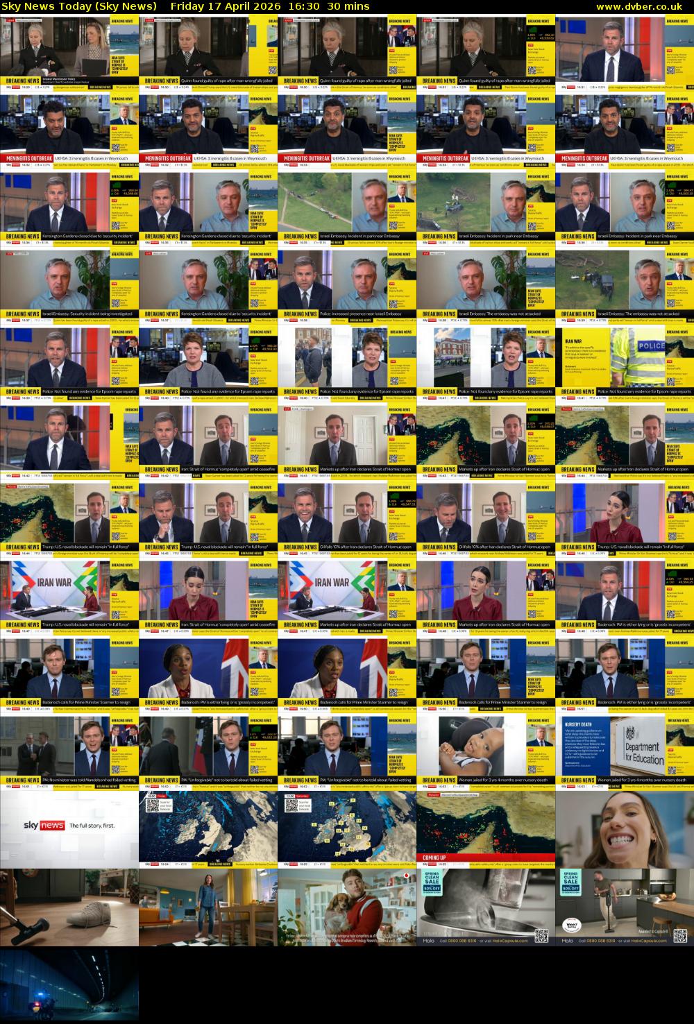Sky News Today (Sky News) Friday 17 April 2026 16:30 - 17:00